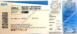  Martin Istanbul  Ticket 2018
