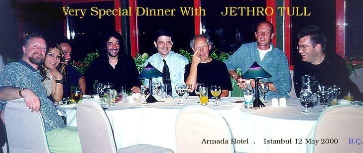D.Perry, Martin Barre, A.Giddings, J. Noyce & Bora Çetin, 12 Mayıs ( May ) 2000