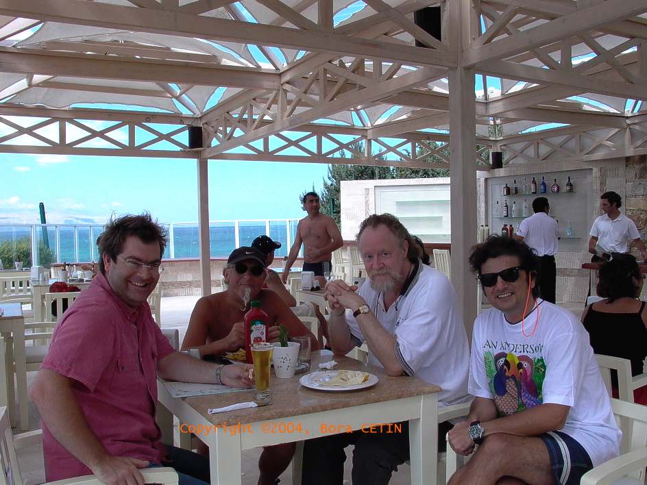 Jonathan Noyce & Martin Barre & Doane Perry & Bora Çetin, 28 Ağustos ( August ) 2004, Çeşme - İzmir