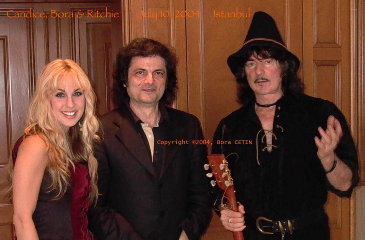Candice Night & Ritchie Blackmore & Bora Çetin, 10 Temmuz ( July ) 2004