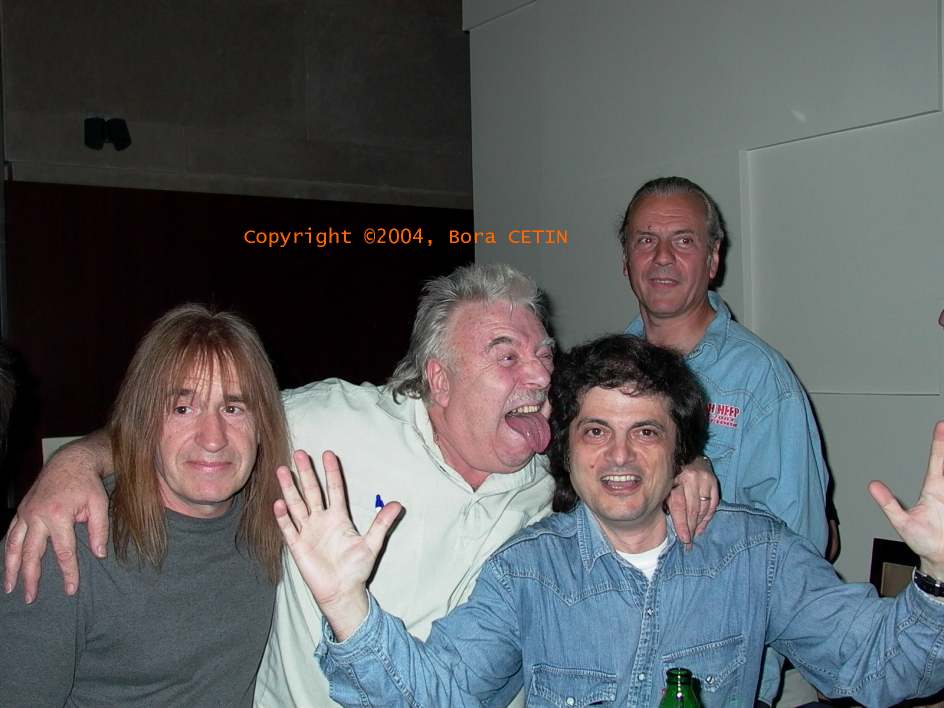 Trevor Bolder & Lee Kerslake & Phil Lanzon & Bora Çetin, 21 Mayıs ( May ) 2004