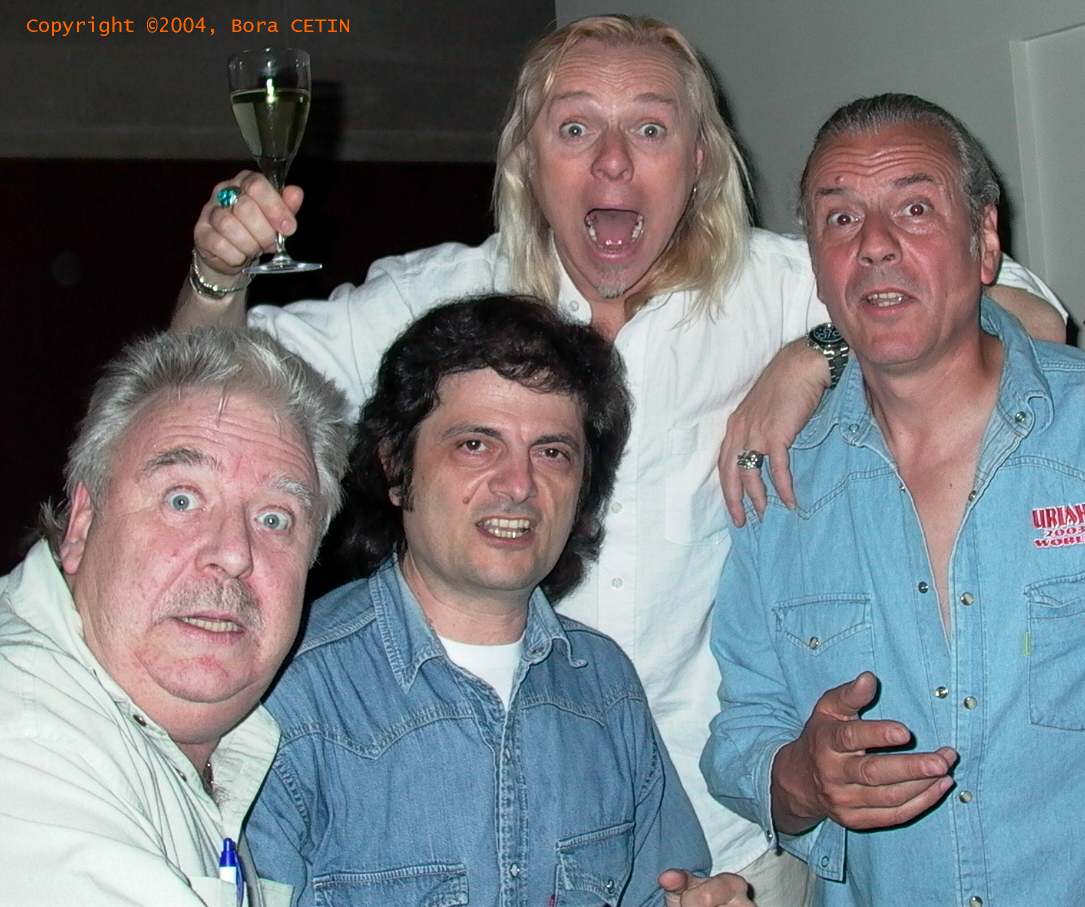 Lee Kerslake & Bernie Shaw & Phil Lanzon & Bora Çetin, 21 Mayıs ( May ) 2004