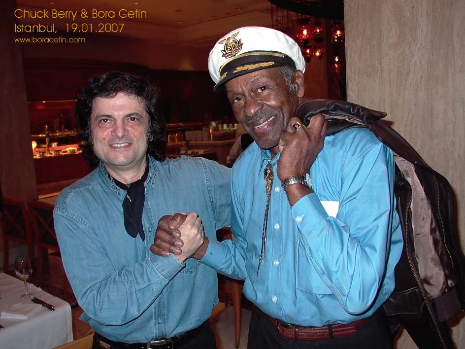 Bora ÇETİN ve Chuck BERRY, İstanbul 19.01.2007