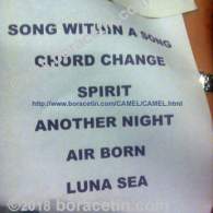 CAMEL Live in Istanbul May 23, 2018 SETLIST
