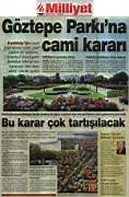 Basında Goztepe Parkı